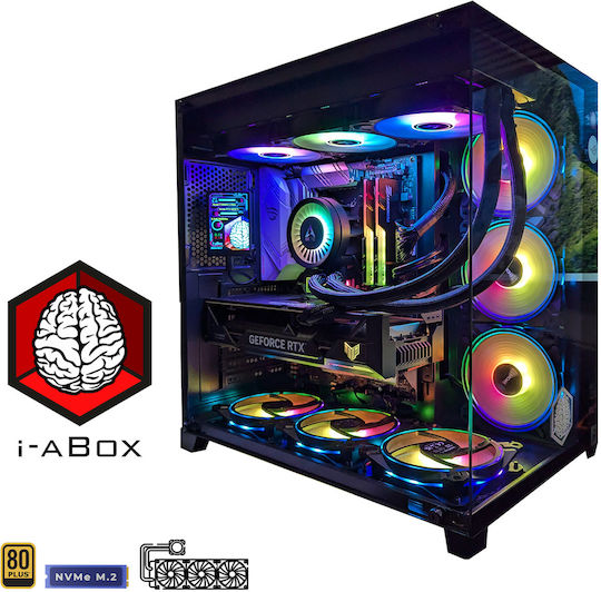 i-aBox Ultimate Beast v4i C+ Gaming Desktop PC (Ryzen 7-9800X3D/64GB DDR5/1TB SSD + 2TB SSD/GeForce RTX 5070/W11 Home)