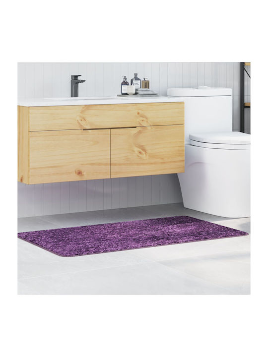 vidaXL Αντιολισθητικό Πατάκι Μπάνιου Microfiber 4019852 Μπλε 70x120εκ.