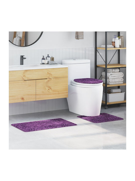 vidaXL Non-Slip Bath Mats Set Microfiber 401987...