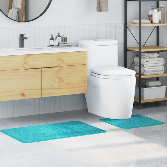 vidaXL Σετ Πατάκια Μπάνιου Microfiber 401986 vidaXL Σετ Πατάκια Μπάνιου Microfiber 401986