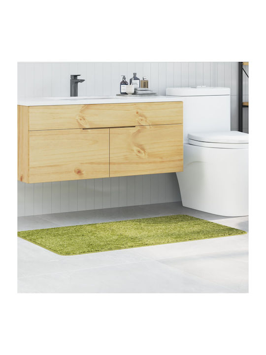 vidaXL Non-Slip Bath Mat Cotton 4019849 Green 7...