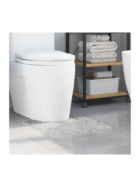 vidaXL Non-Slip Bath Mat Toilet 4019815 Grey 50...