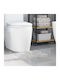 vidaXL Non-Slip Bath Mat Toilet 4019815 Grey 50x50cm