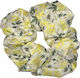 Floral Hair Scrunchie 11002 Hairutopia Yellow