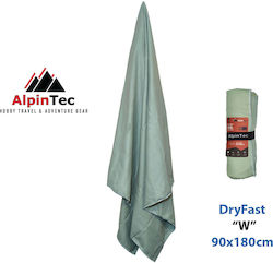 AlpinPro Πετσέτα Microfiber Σώματος Πράσινη