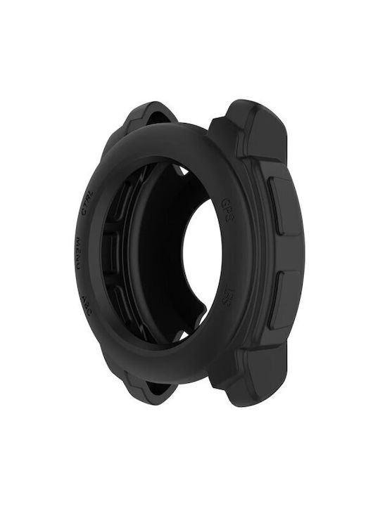 Protective Cover Силиконов Калъф в Черен цвят за Garmin Instinct E (40 мм)