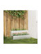 vidaXL Саксия Метал 100x60x45см.