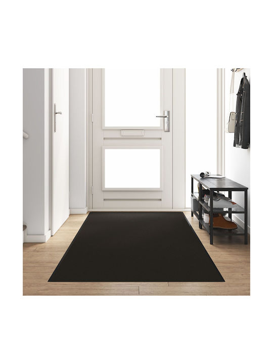 vidaXL Anti-slip Rug Outdoor Rectangular Black