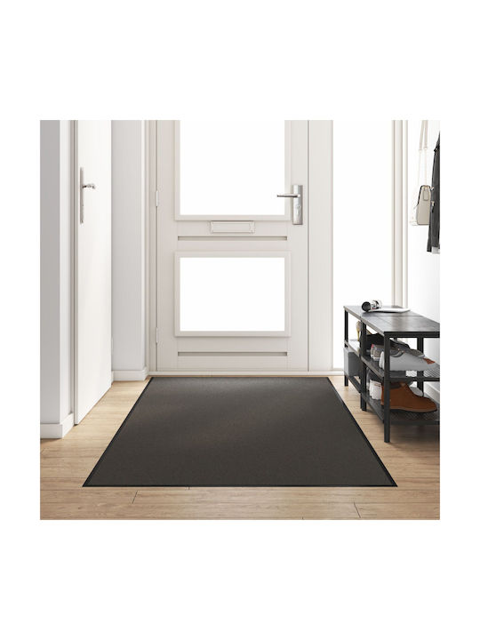 vidaXL Anti-slip Rug Outdoor Rectangular Charcoal