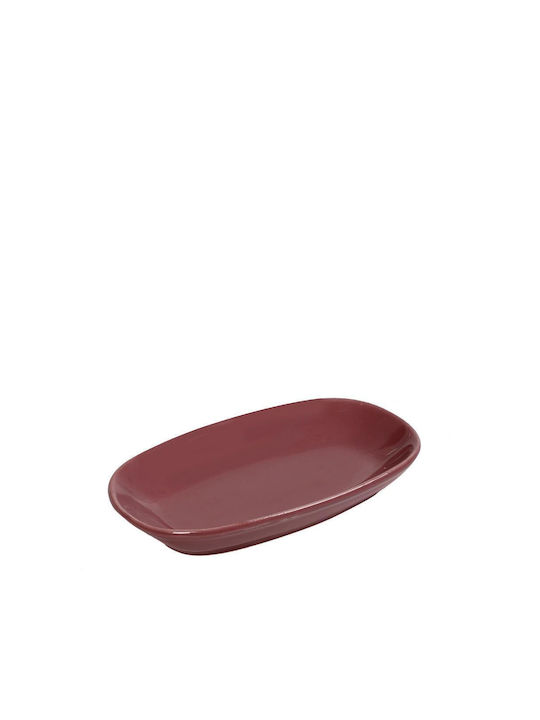 Espiel Essentials Serving Platter Rectangular made of Porcelain Red 15x8.5cm Espiel Essentials Serving Platter Rectangular made of Porcelain Red 15x8.5cm