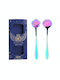 Cutlery Set Stainless Blue 2pcs