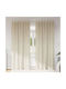 vidaXL Set Curtains with Tab Top Beige 140x260cm