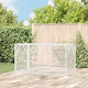 vidaXL Bird Cage 102x208x108cm. Gray
