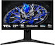 TCL 27R83U HDR Gaming Monitor 27" 4K 3840x2160 160Hz cu Timp de Răspuns 1ms GTG