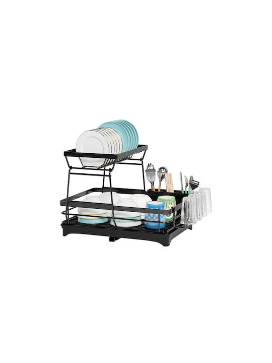 Livit Scurgător De Chiuvetă Metalic Negru 43.5x30.5x32cm