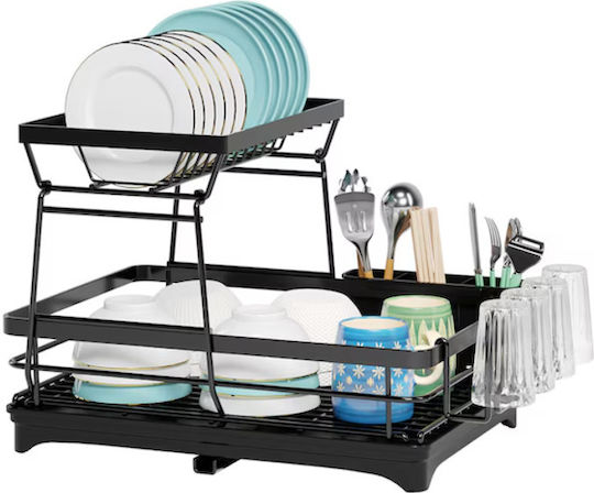 Livit Scurgător De Chiuvetă Metalic Negru 43.5x30.5x32cm