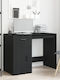 Schreibtisch Holz Black Oak 100x49x75cm