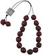 Scented Nutmeg Worry Beads Burgundy