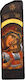 Icoană din lemn Fecioara Maria & Iisus Hristos N9 30x10cm