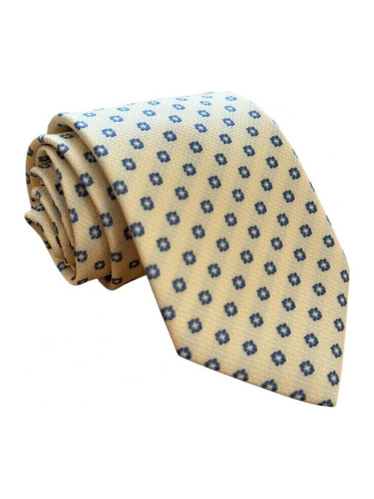 Γραβάτα Yellow Blue Motif 6/8 Εκ