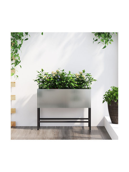 vidaXL Topf Metallisch 60x26x45cm.