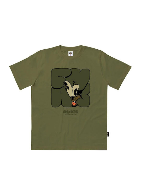 Dudes T-shirt Πράσινο