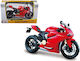 Maisto Modeling Figure Motorbike Red in Scale 1:12