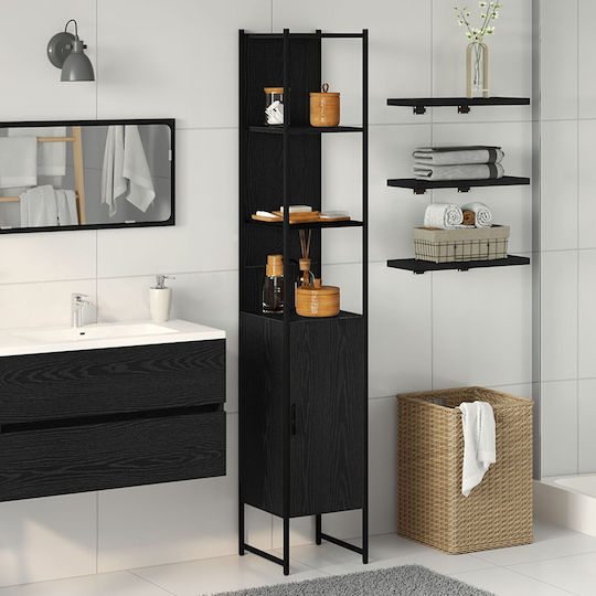 vidaXL 862240 Στήλη Μπάνιου Δαπέδου 33x33x185.5cm Δρυς