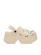 Tsoukalas Damen Clogs Beige