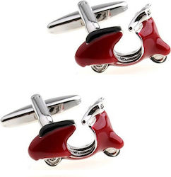 Vespa Red Cufflinks Vsprd25