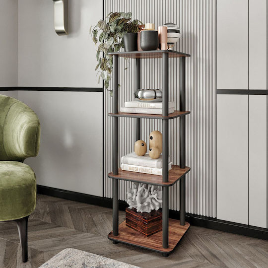 Βιβλιοθήκη Walnut 34x34x106εκ.