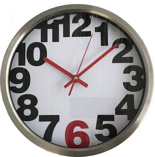 Galifas Wanduhr Metallisch