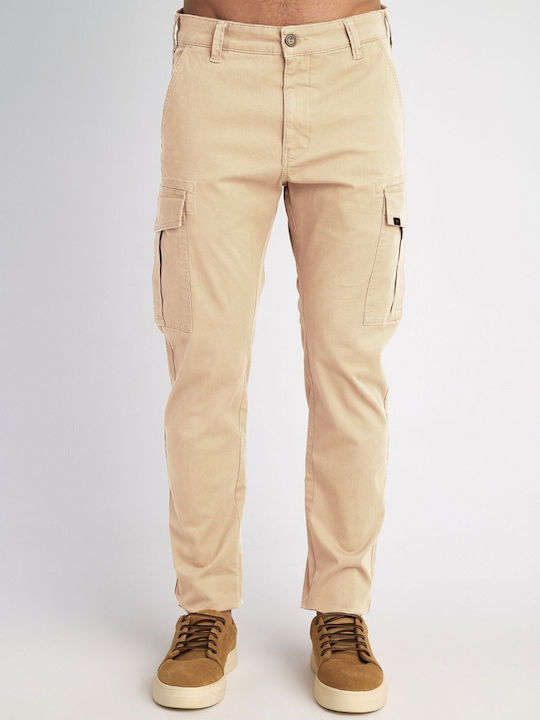 River Trousers Cargo Elastic Beige