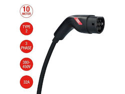 Carpoint Electric Vehicle Charging Cable Type2>2 32a 3ph 10 Meter 0290018