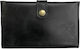 Tfar Tobacco Pouch With Snap Closure Leather Black