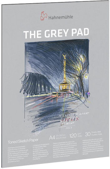 Hahnemuhle Sketch Pad Grey Pad A5 14.8x21cm 120gsm 30 Sheets