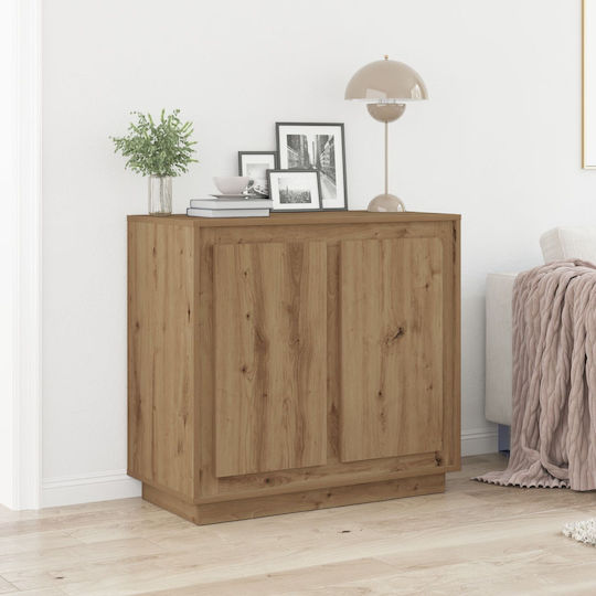 Μπουφές από Μασίφ Ξύλο Brown 80x34x75cm