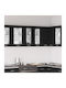 Cabinet Wall Black Oak 60x31x60cm
