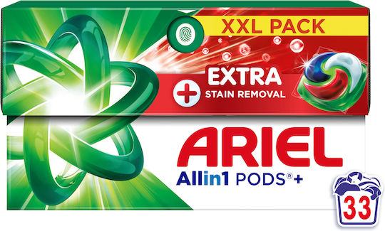 Ariel All In 1 Extra Clean Απορρυπαντικό Ρούχων 33τμχ