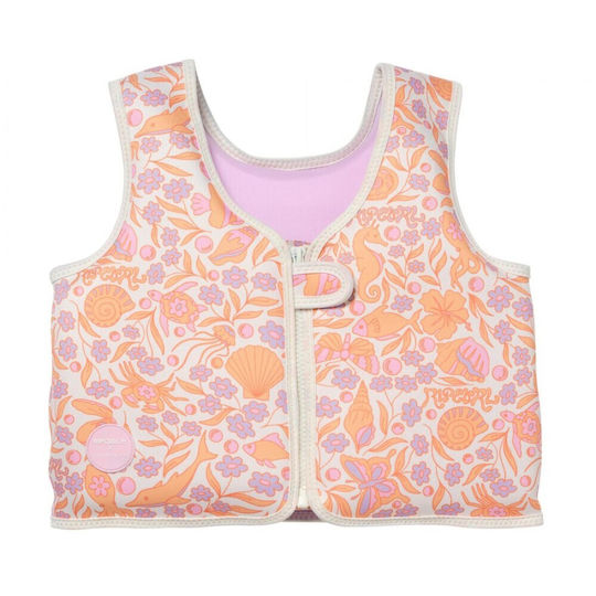 Vestă de Înot pentru Copii Sunnylife Ocean Magic Roz 3-6 Ani