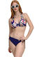 Set Bikini Floral BLACK
