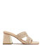 Leather Sandals Beige