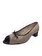 Peep Toe Pantofi cu toc Gri