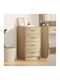 Office Storage Chipboard Drawer Sonoma L40xW41xH75cm