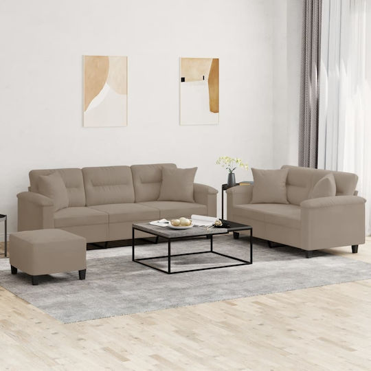 Σετ Σαλονιού 3-Sitzer & 2-Sitzer & Hocker