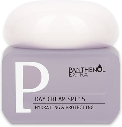 Panthenol Extra Day Cream Ενυδατική Κρέμα Προσώπου Ημέρας με SPF15 με Πανθενόλη 50ml