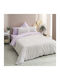 Charalambidis Textiles Sheet Double 200x260cm. Spring Lilac