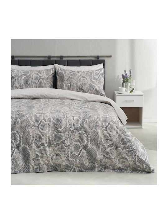 Charalambidis Textiles Sheet for Single Bed with Elastic 90x200+30cm. Sahara Gray
