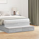 vidaXL Bed Drawer made of Wood Gray 120x36.5x16...
