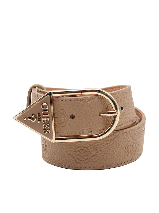 Guess Cresidia Women's Belt Tabac Brown